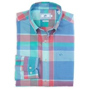 NWT SOUTHERN TIDE SKIPJACK MEN'S SEAGLASS Shirt